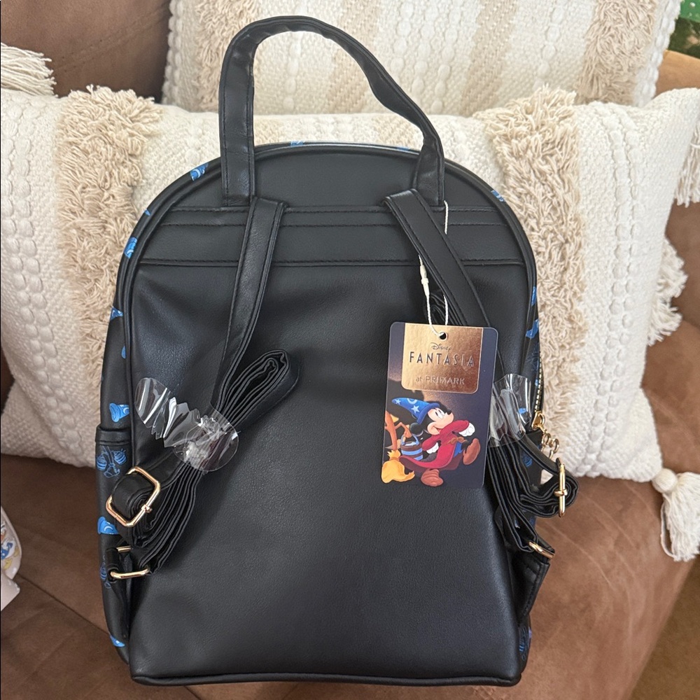 Disney Fantasia Backpack with Blue and Gold Accents - Picture 3 of 6